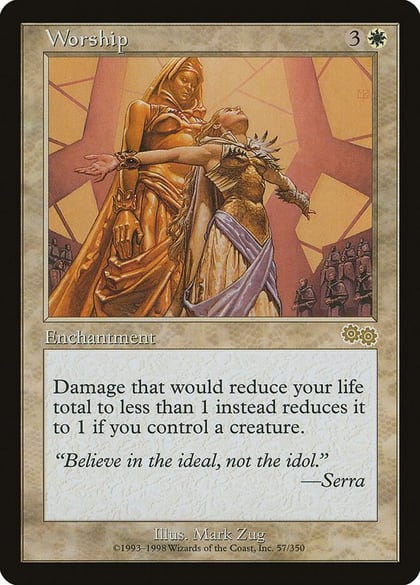 Worship, Urza's Saga 57