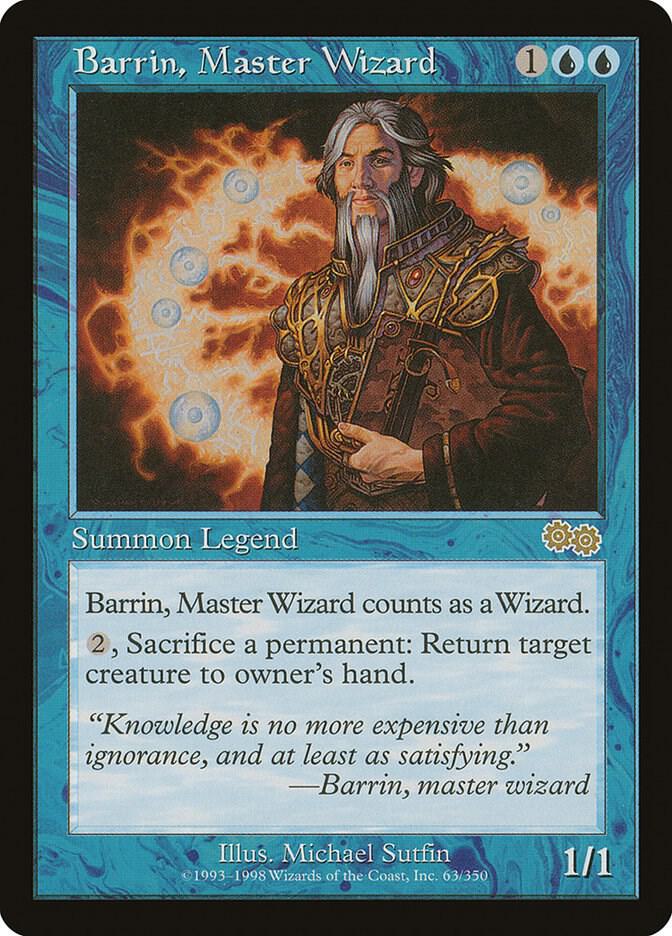 Barrin, Master Wizard, Urza's Saga 63
