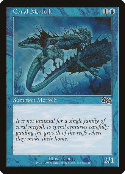 Coral Merfolk, Urza's Saga 67