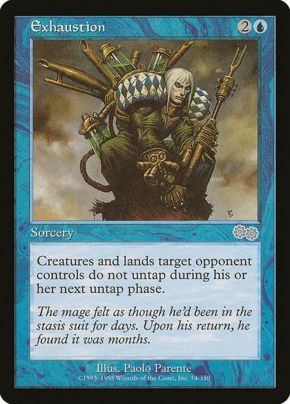 Exhaustion, Urza's Saga 74