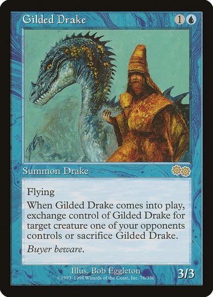 Gilded Drake, Urza's Saga 76