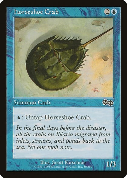 Horseshoe Crab, Urza's Saga 80