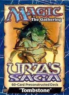 Urza's Saga Theme Deck - Tombstone, Urza's Saga P116053