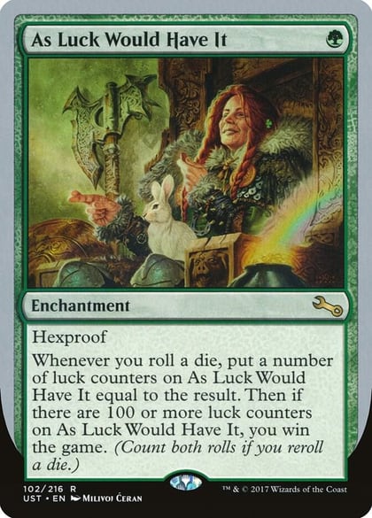 As Luck Would Have It, Unstable 102