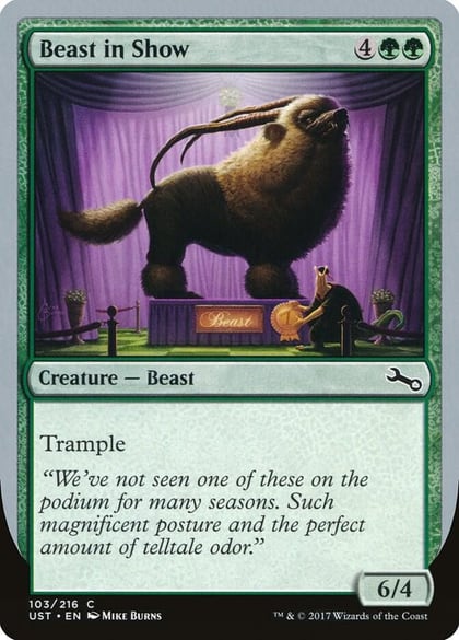 Beast in Show (B), Unstable 103