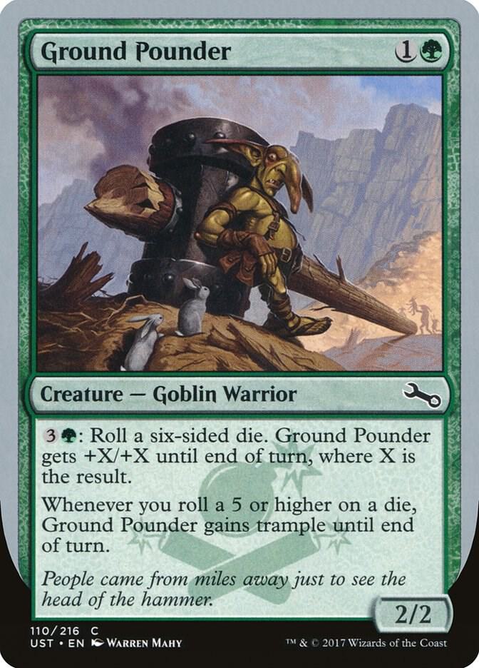 Ground Pounder, Unstable 110