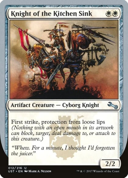 Knight of the Kitchen Sink (C), Unstable 12