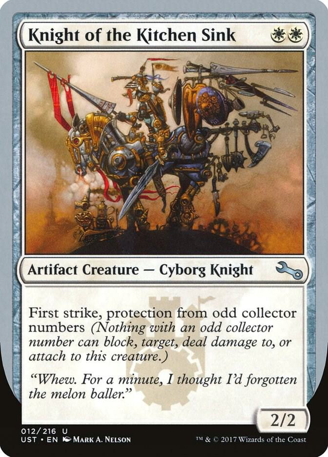 Knight of the Kitchen Sink (D), Unstable 12