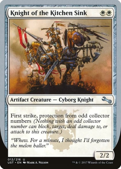 Knight of the Kitchen Sink (D), Unstable 12