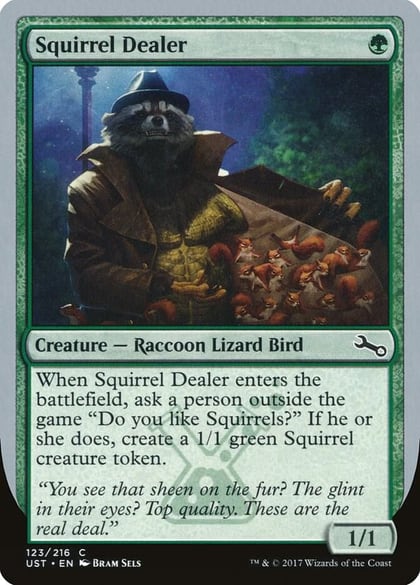 Squirrel Dealer, Unstable 123