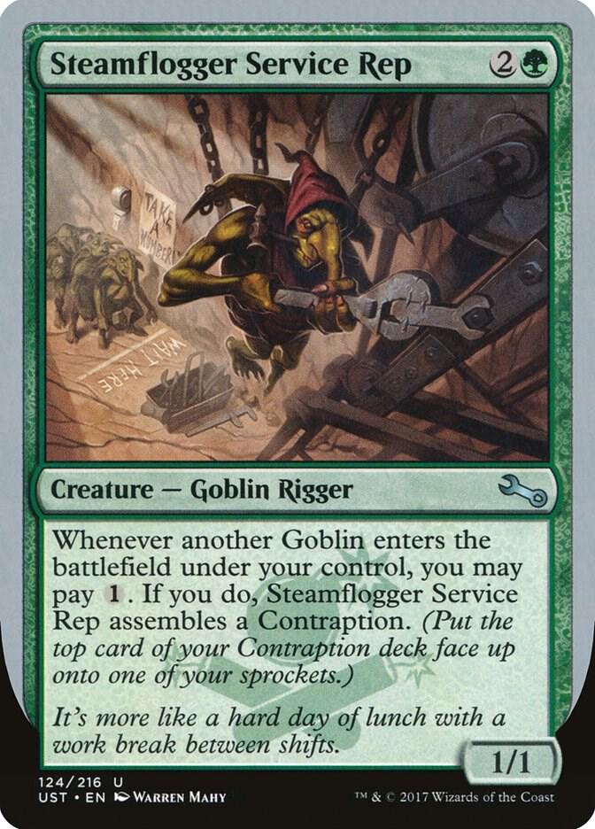 Steamflogger Service Rep, Unstable 124