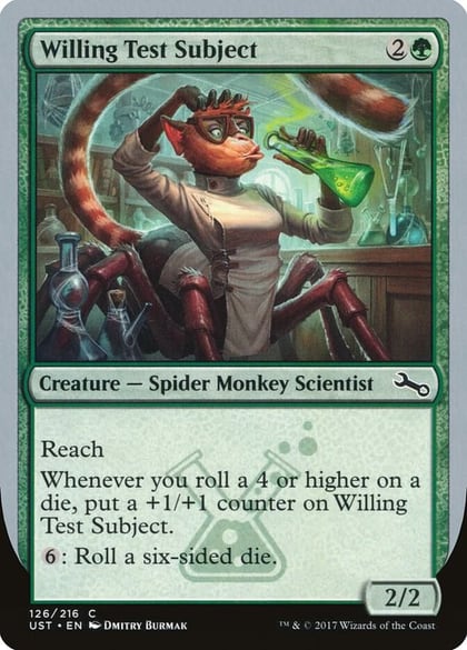 Willing Test Subject, Unstable 126