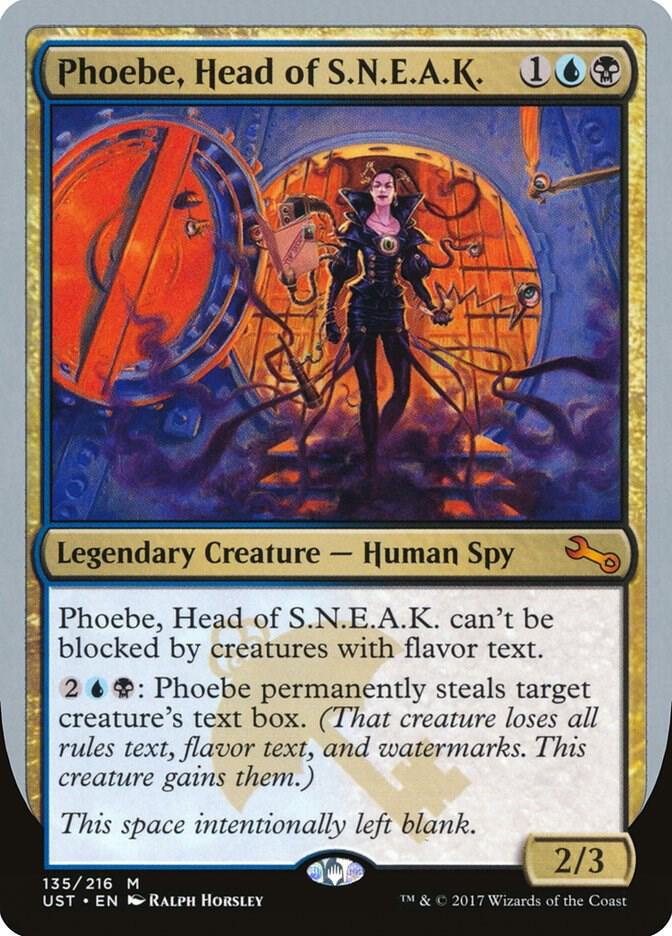 Phoebe, Head of S.N.E.A.K., Unstable 135