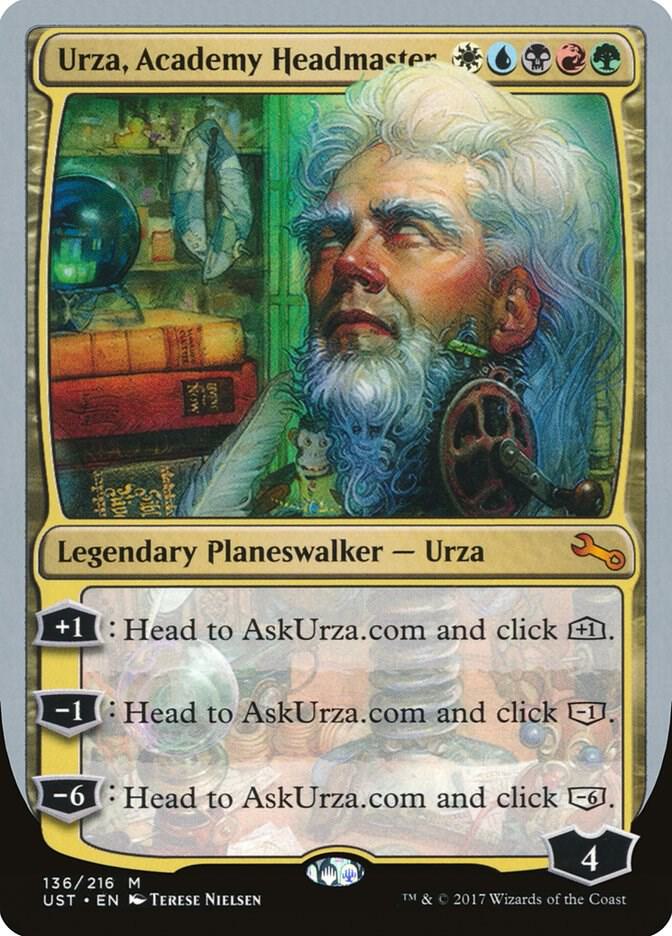 Urza, Academy Headmaster, Unstable 136