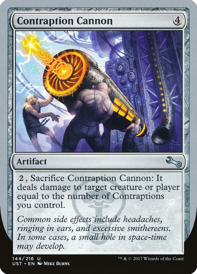 Contraption Cannon, Unstable 144