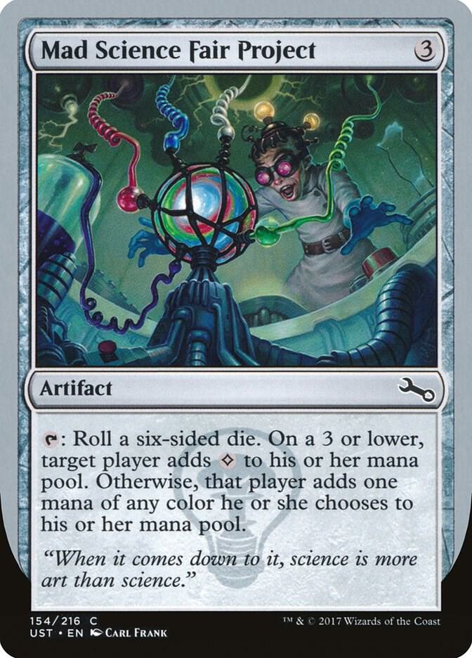 Mad Science Fair Project, Unstable 154