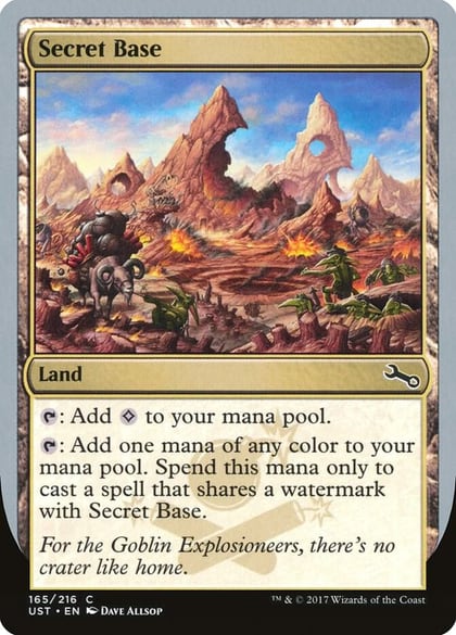 Secret Base (D), Unstable 165