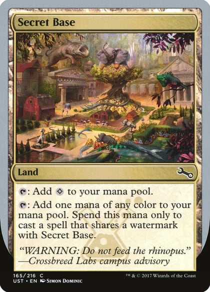 Secret Base (E), Unstable 165