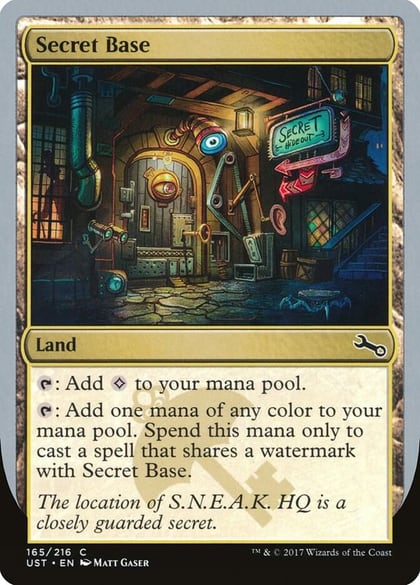Secret Base (B), Unstable 165
