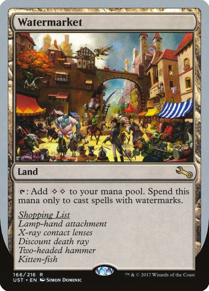 Watermarket, Unstable 166