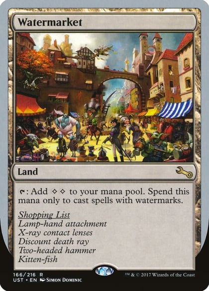 Watermarket, Unstable 166