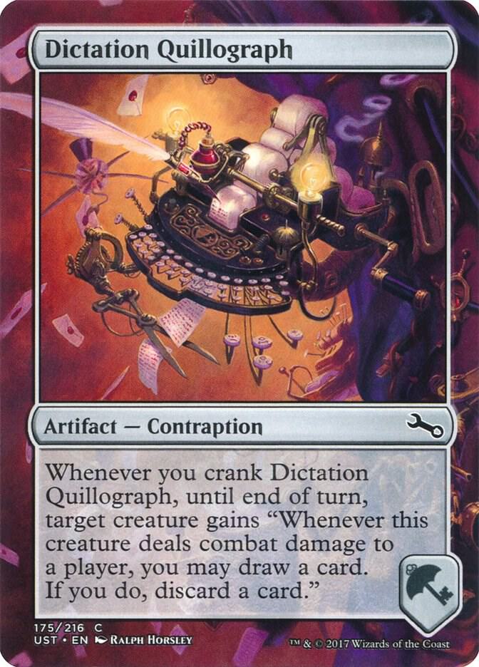 Dictation Quillograph, Unstable 175