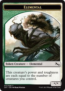 Elemental Token (017), Unstable 17