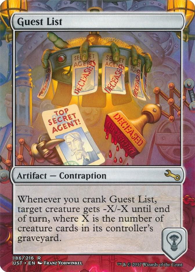 Guest List, Unstable 186