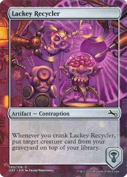 Lackey Recycler, Unstable 193