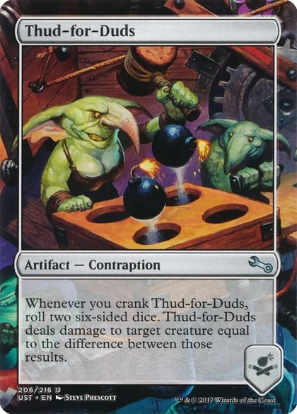 Thud-for-Duds, Unstable 206