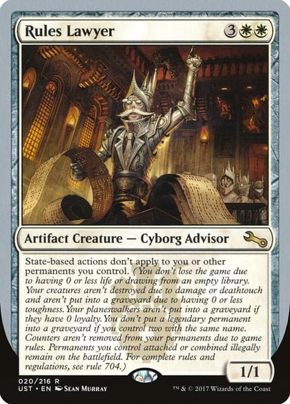Rules Lawyer, Unstable 20