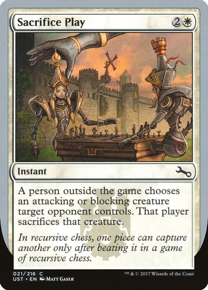 Sacrifice Play, Unstable 21