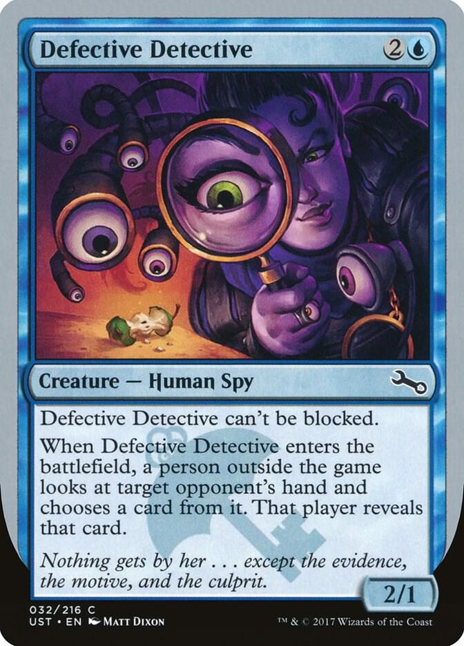 Defective Detective, Unstable 32