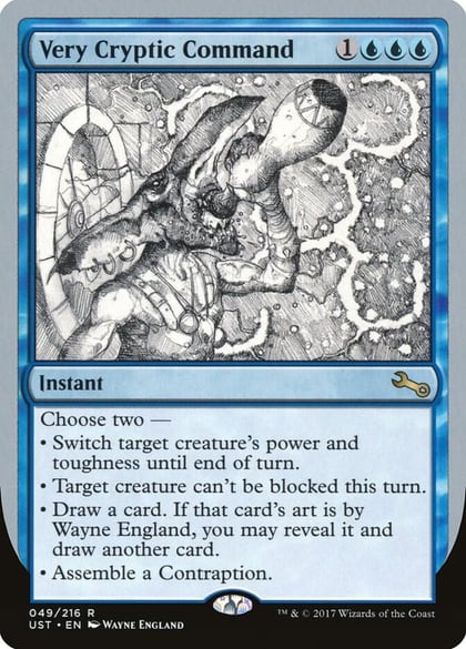 Very Cryptic Command (A), Unstable 49