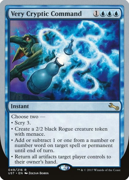 Very Cryptic Command (F), Unstable 49