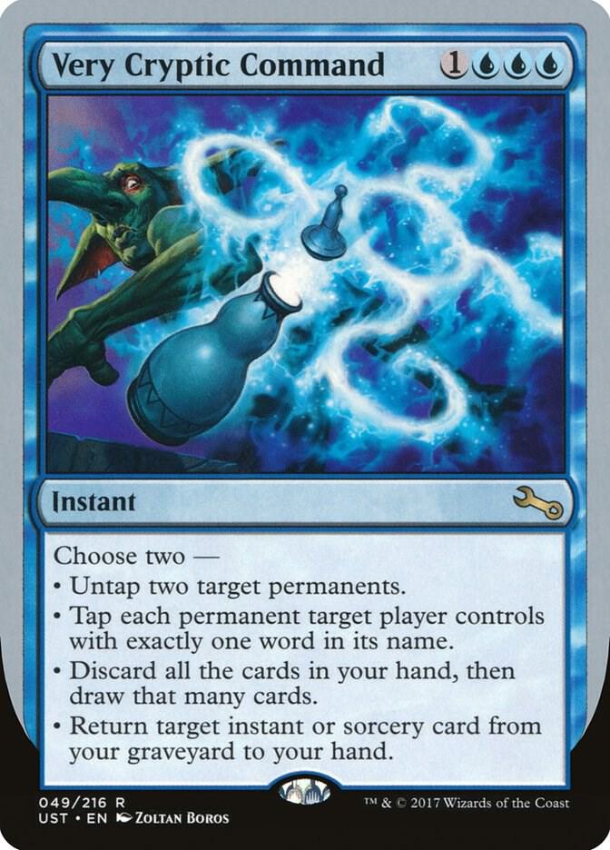 Very Cryptic Command (B), Unstable 49