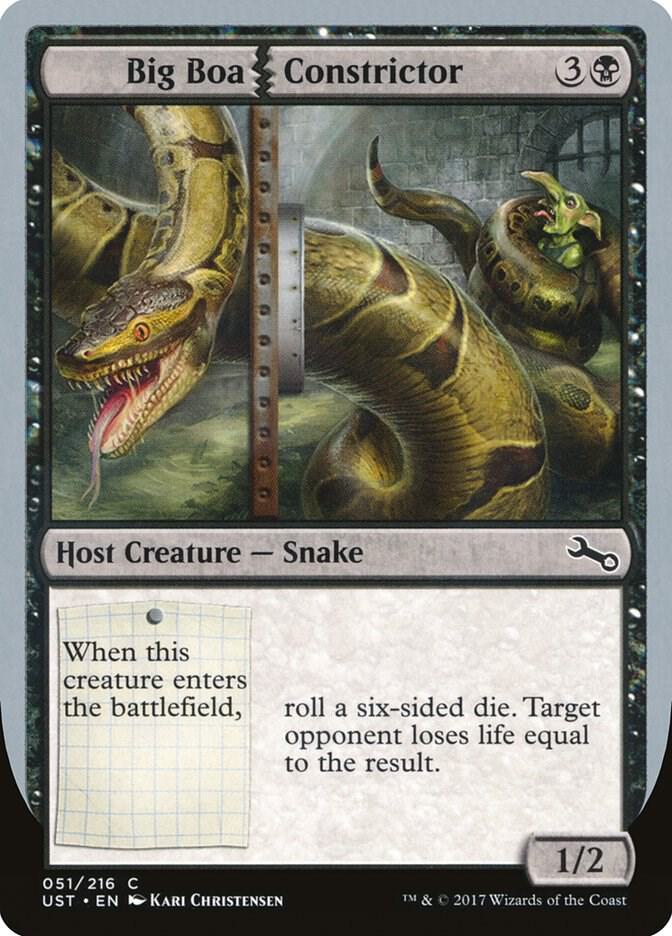 Big Boa Constrictor, Unstable 51