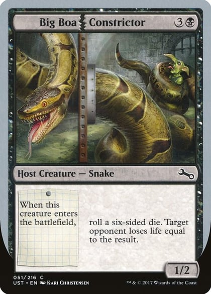 Big Boa Constrictor, Unstable 51