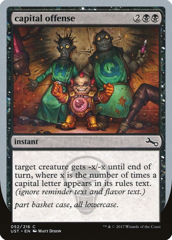 capital offense, Unstable 52