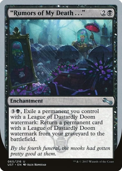 "Rumors of My Death . . .", Unstable 65