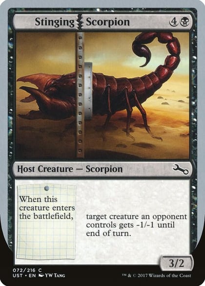Stinging Scorpion, Unstable 72