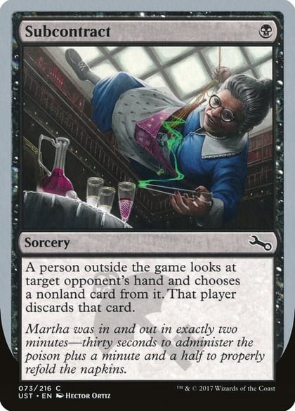 Subcontract, Unstable 73