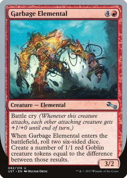 Garbage Elemental (C), Unstable 82