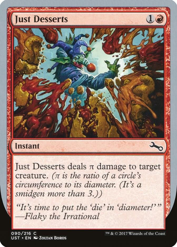 Just Desserts, Unstable 90