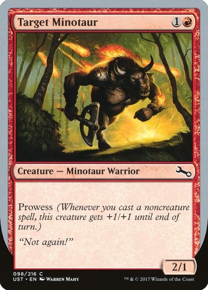Target Minotaur (C), Unstable 98