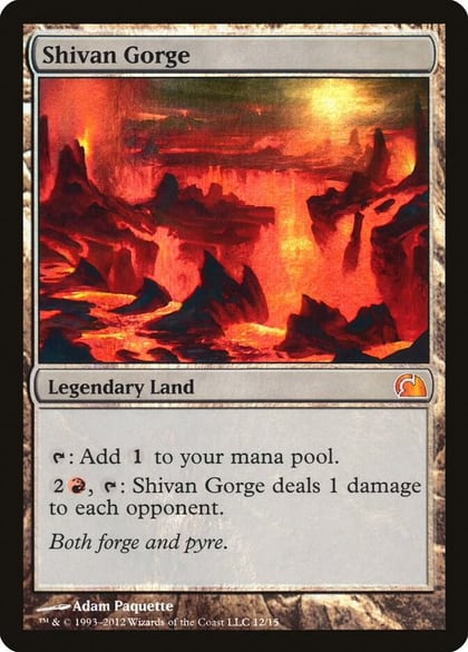 Shivan Gorge, From the Vault: Realms 12