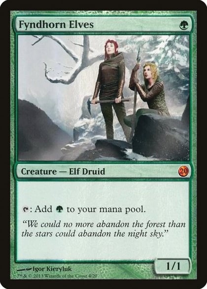 Fyndhorn Elves, From the Vault: Twenty 4