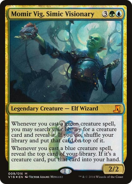 Momir Vig, Simic Visionary, From the Vault: Lore 9