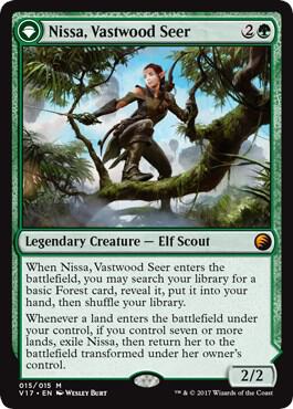 Nissa, Vastwood Seer, From the Vault: Transform 15