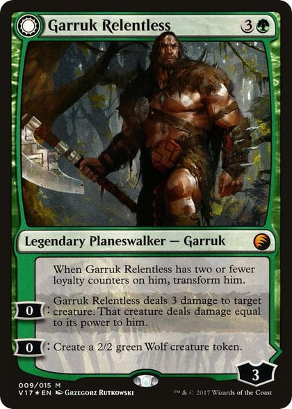 Garruk Relentless, From the Vault: Transform 9